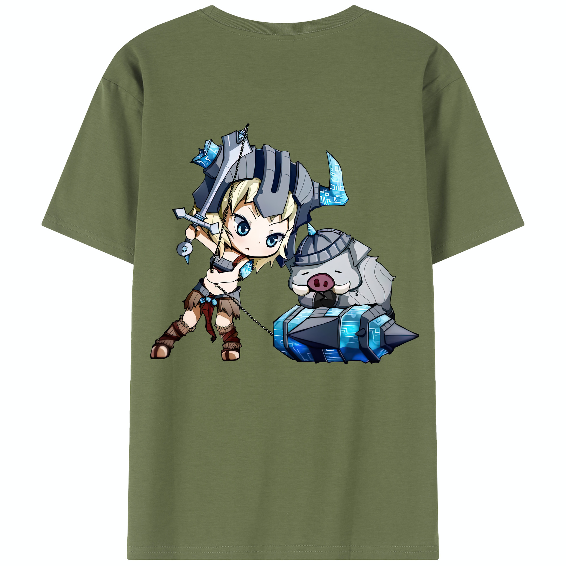 リーグ・オブ・レジェンド League of Legends LOL 綿100％半袖Tシャツ（背面プリント）